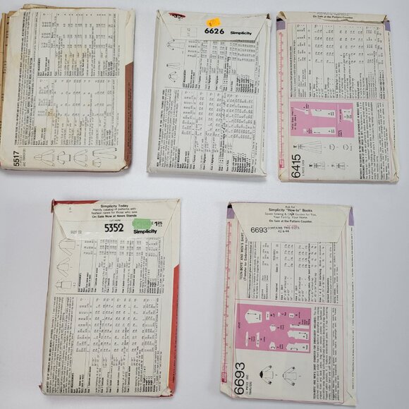 Lot of 21 Vintage Sewing Patterns Womens, Teens, Men Mixed  Brands - Picture 7 of 9